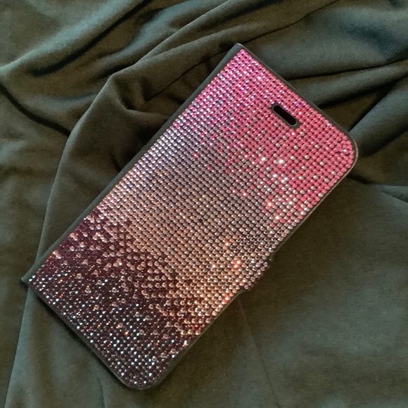 Crystal Luxury Wallet Phone Cases - Multi Colors - Picture 3 of 11